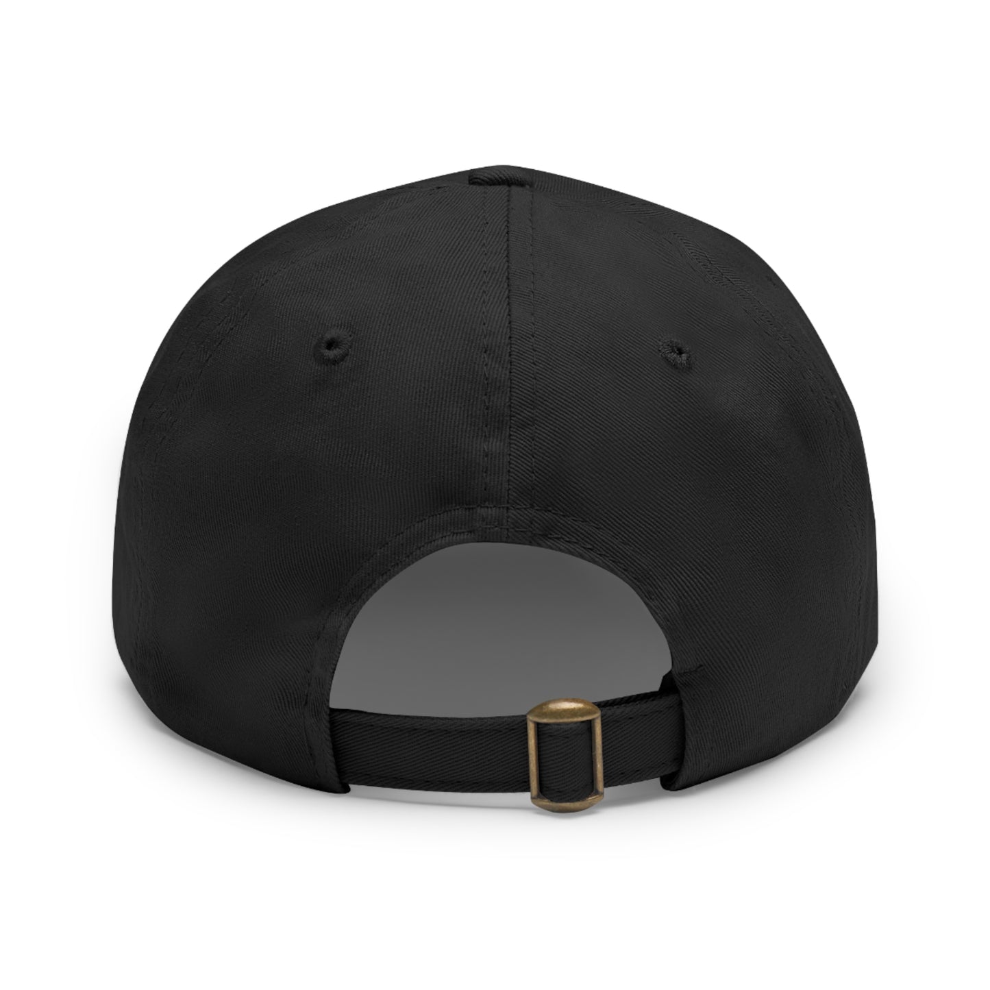 Buccal UP! Dad Hat with Leather Patch