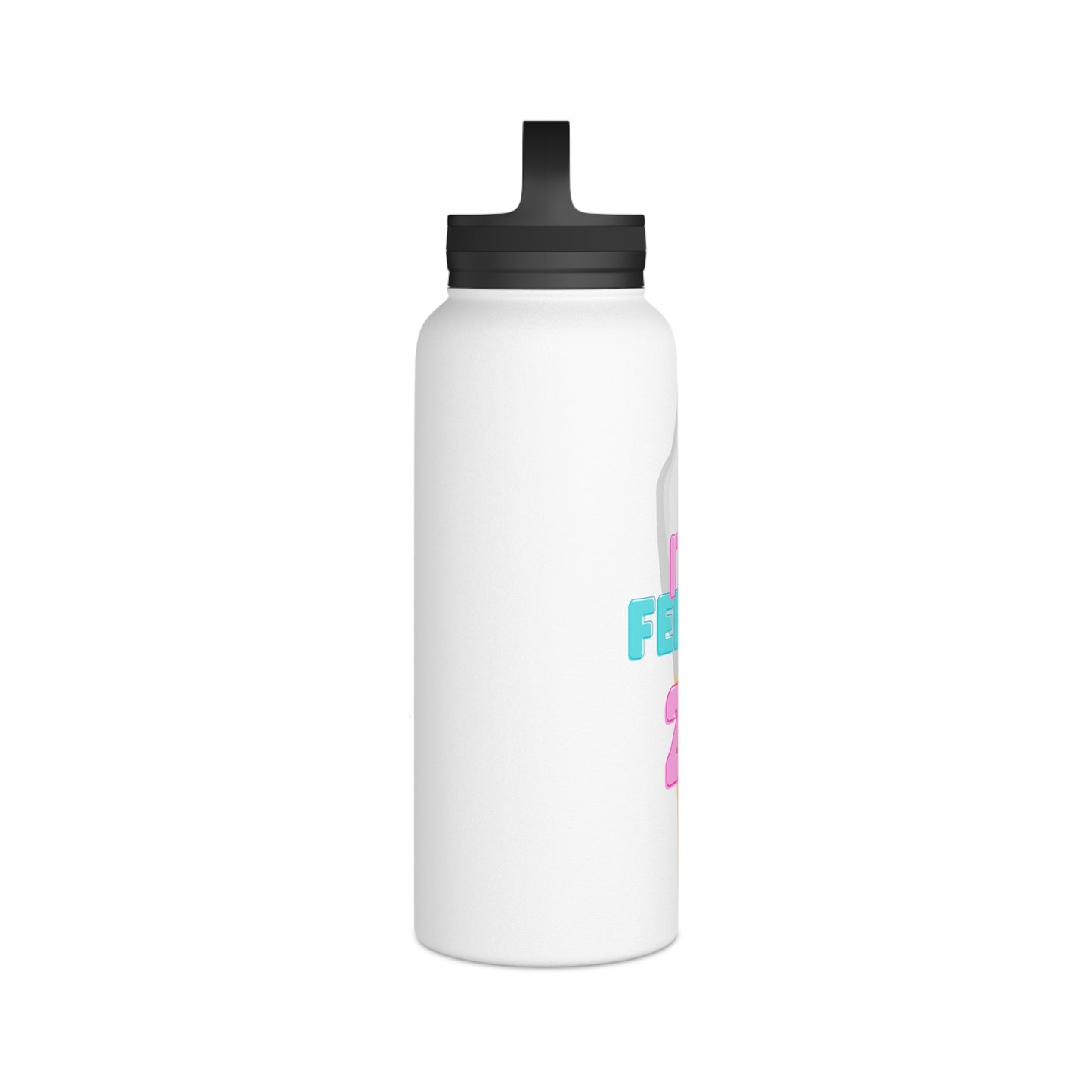 I'm Feelin' 22! Stainless Steel Water Bottle, Handle Lid