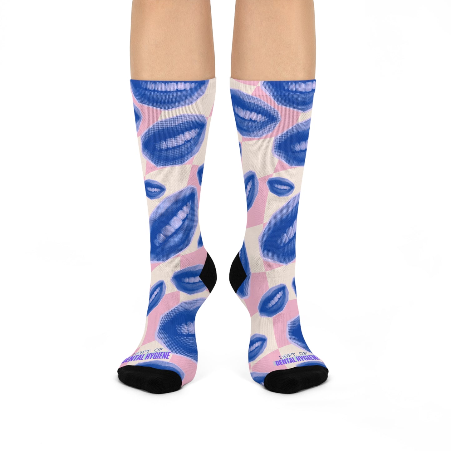 SMILE! Cushioned Crew Socks