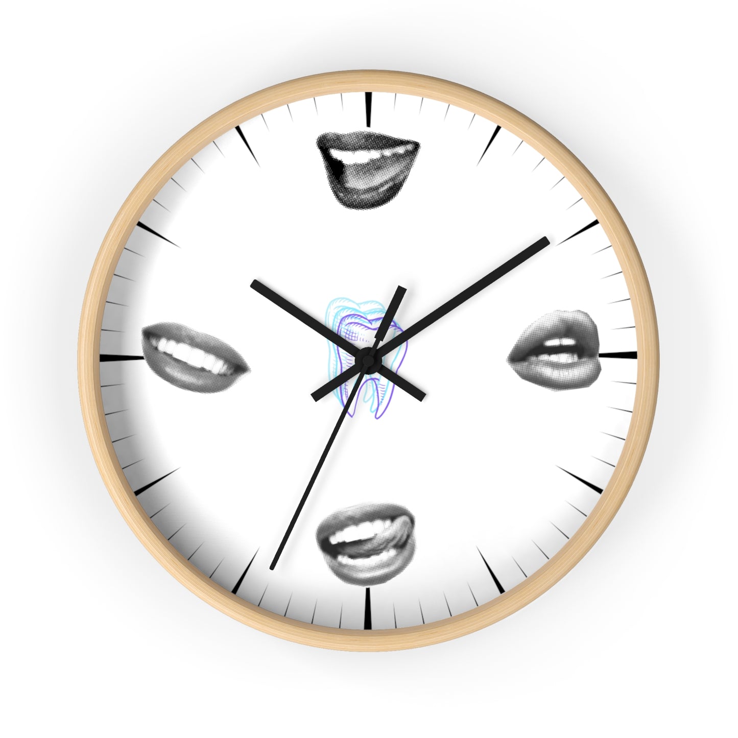 Mouthy Wall Clock