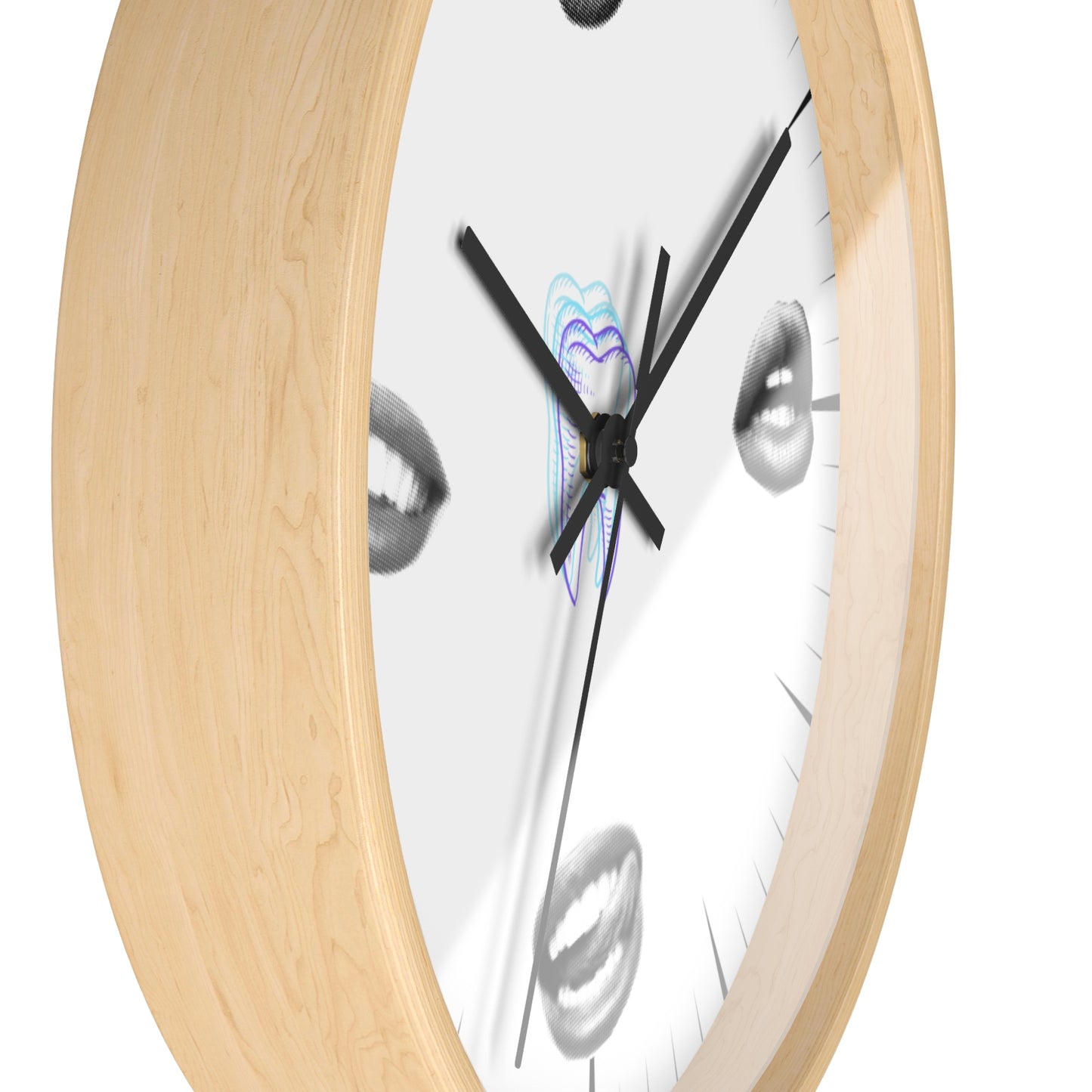 Mouthy Wall Clock