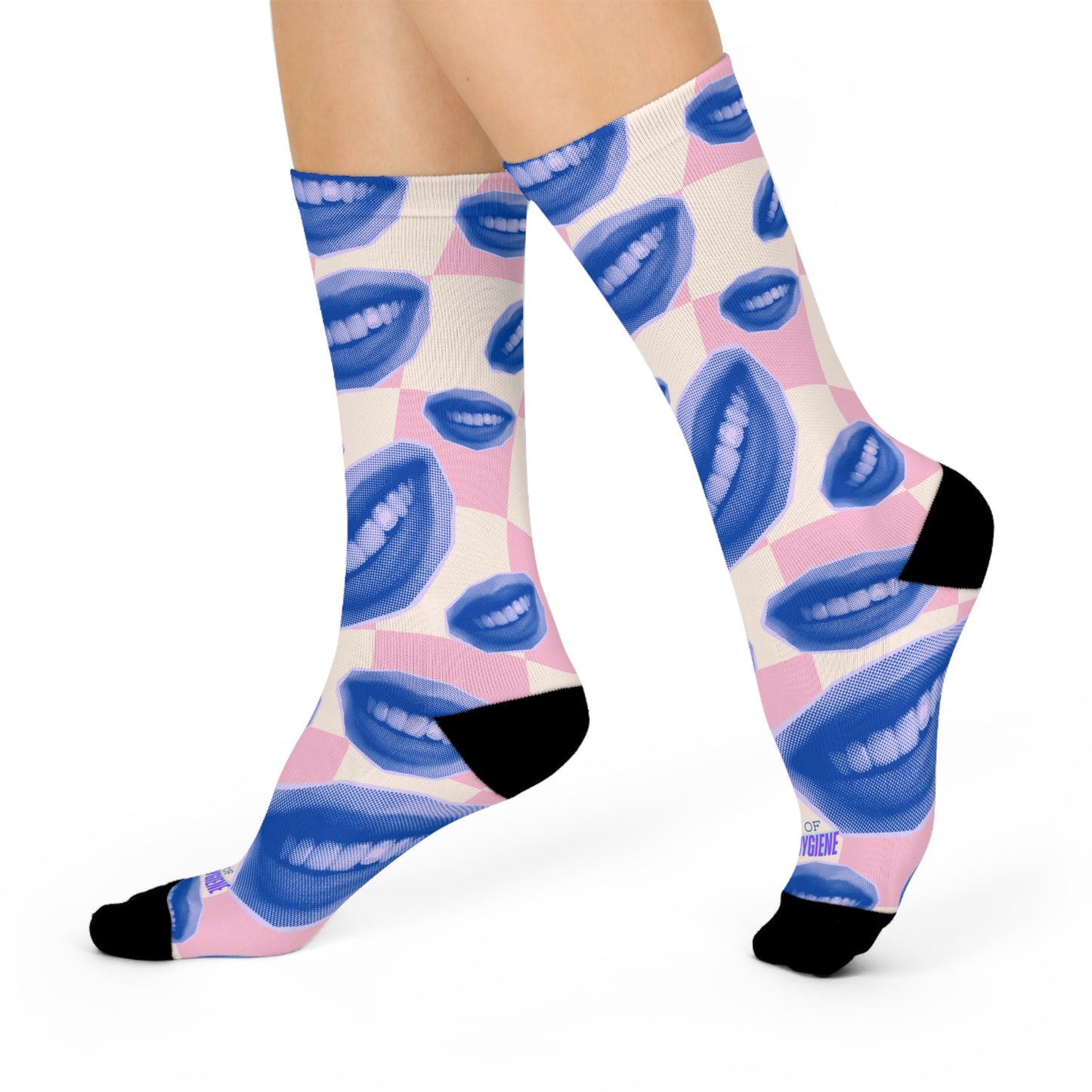 SMILE! Cushioned Crew Socks